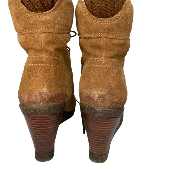 White Mountain "Seguy" Chestnut Wedge Bootie. Sz: 9M - Picture 6 of 10